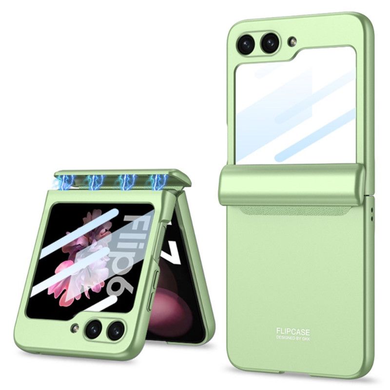Coque Samsung Galaxy Z Flip 7 FE / Z Flip 6 Charnière Magnétique et Film Petit Écran GKK