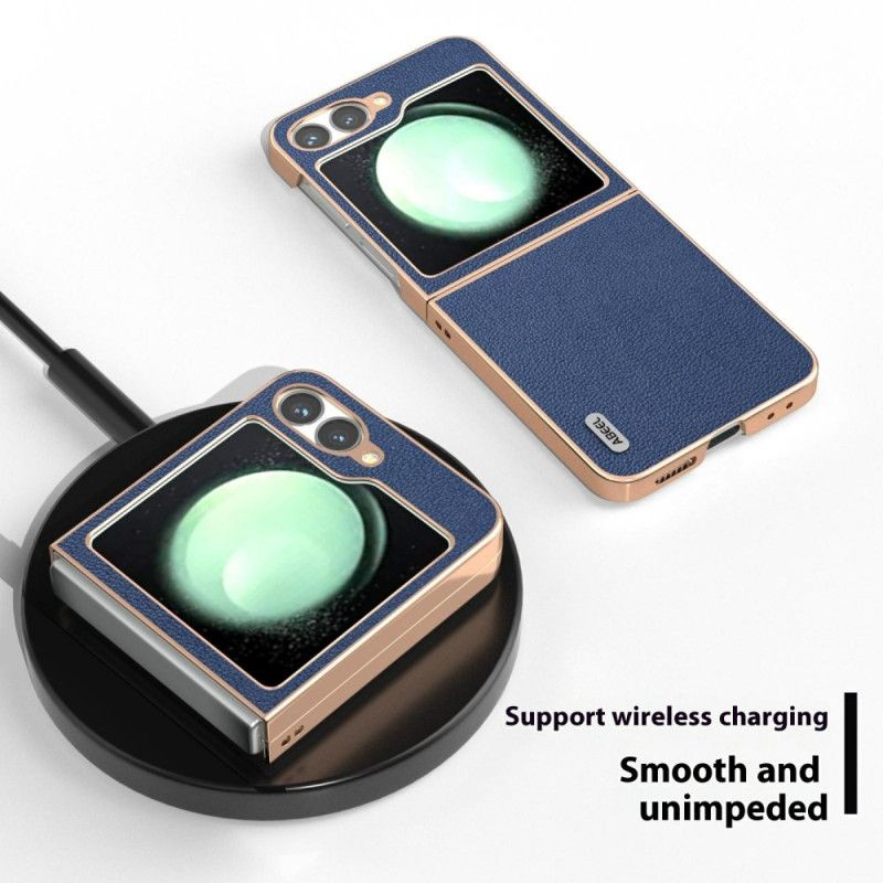 Coque Samsung Galaxy Z Flip 7 FE / Z Flip 6 Classique Cuir ABEEL