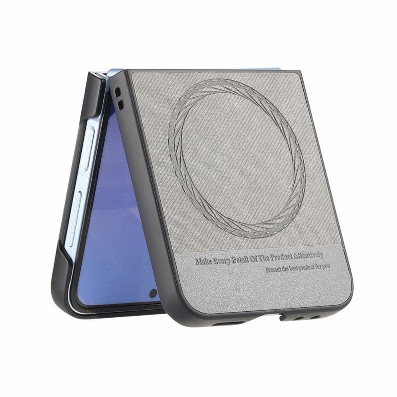 Coque Samsung Galaxy Z Flip 7 FE / Z Flip 6 Compatible MagSafe Texture Denim