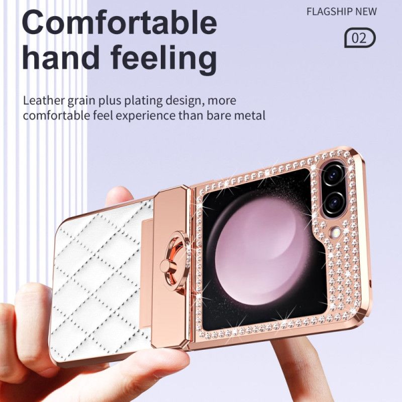 Coque Samsung Galaxy Z Flip 7 FE / Z Flip 6 Décoration Strass