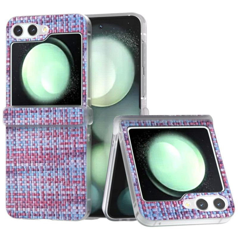 Coque Samsung Galaxy Z Flip 7 FE / Z Flip 6 Effet Tissu