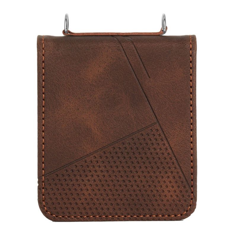 Coque Samsung Galaxy Z Flip 7 FE / Z Flip 6 Géométrie avec Bandoulière