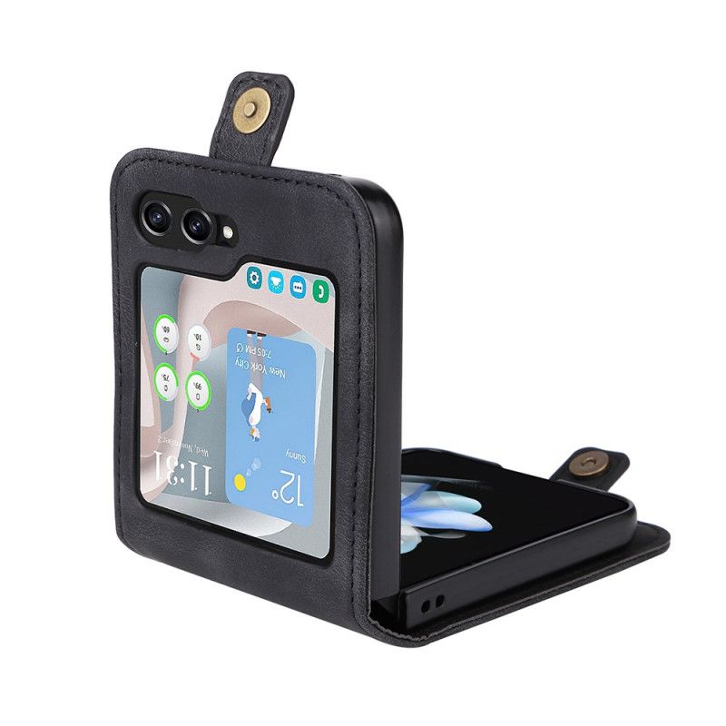 Coque Samsung Galaxy Z Flip 7 FE / Z Flip 6 Porte-Cartes YIKATU