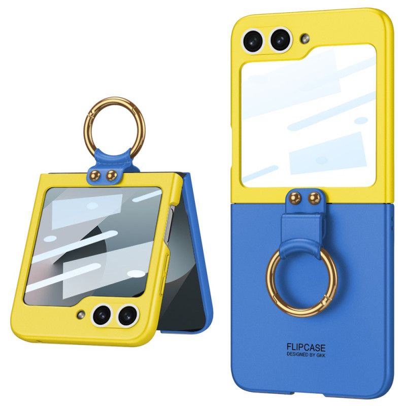 Coque Samsung Galaxy Z Flip 7 FE / Z Flip 6 Protection Magnétique de charnière et Support Bicolore