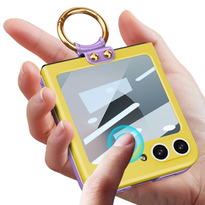 Coque Samsung Galaxy Z Flip 7 FE / Z Flip 6 Protection Magnétique de charnière et Support Bicolore