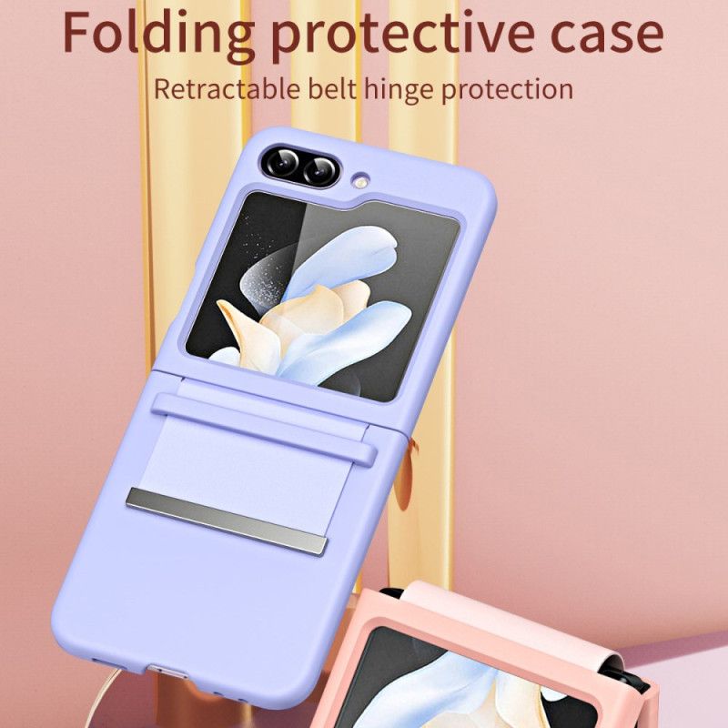 Coque Samsung Galaxy Z Flip 7 FE / Z Flip 6 Rigide avec Sangle Rétractable