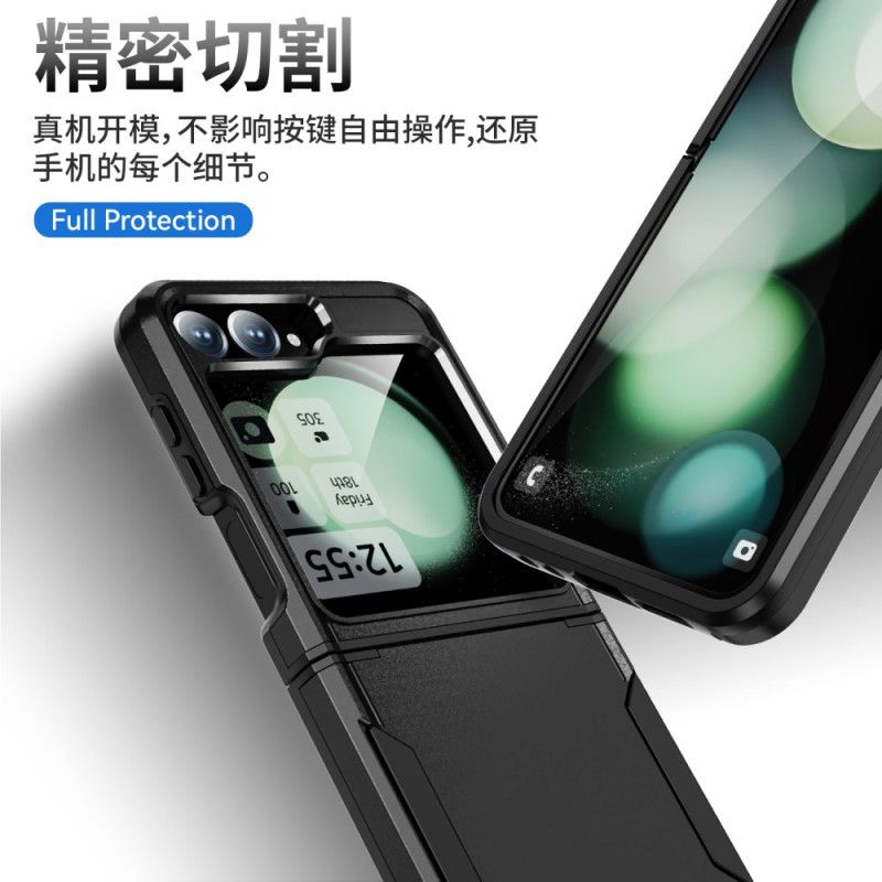 Coque Samsung Galaxy Z Flip 7 FE / Z Flip 6 Robuste Effet Métal