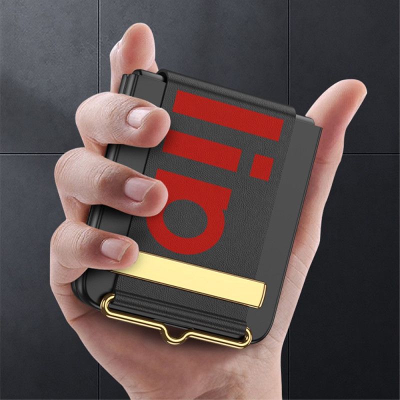Coque Samsung Galaxy Z Flip 7 FE / Z Flip 6 Sangle et Film de Protection Écran Arrière GKK