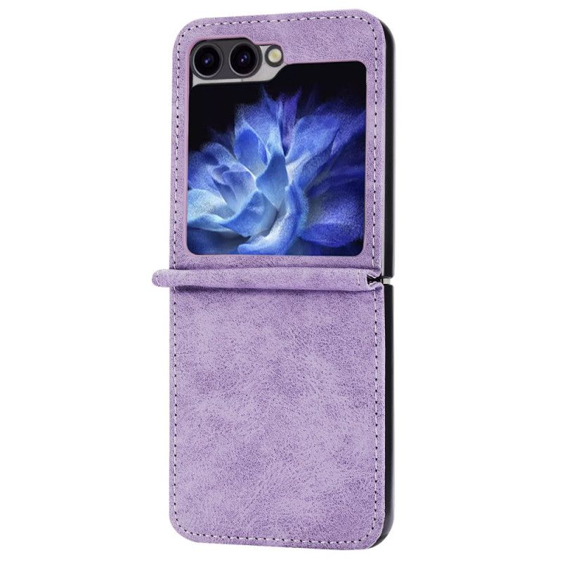 Coque Samsung Galaxy Z Flip 7 FE / Z Flip 6 Simili Cuir
