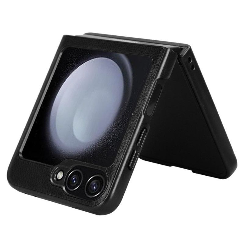 Coque Samsung Galaxy Z Flip 7 FE / Z Flip 6 Simili Cuir Vintage