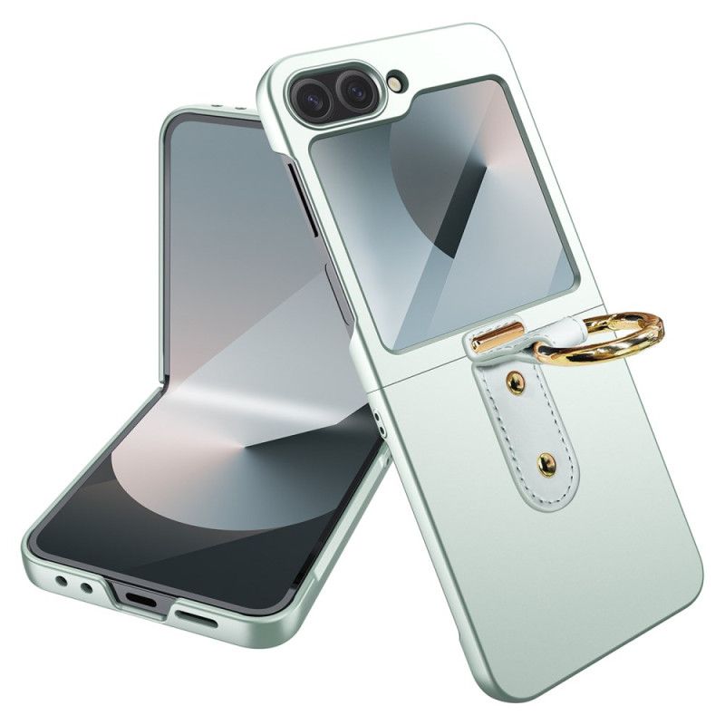 Coque Samsung Galaxy Z Flip 7 FE / Z Flip 6 Support Anneau et Film Protecteur