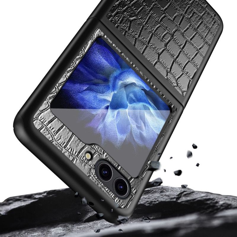 Coque Samsung Galaxy Z Flip 7 FE / Z Flip 6 Texture Crocodile