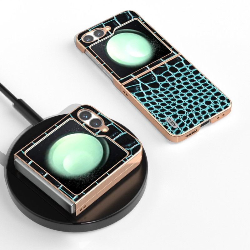 Coque Samsung Galaxy Z Flip 7 FE / Z Flip 6 Texture Crocodile