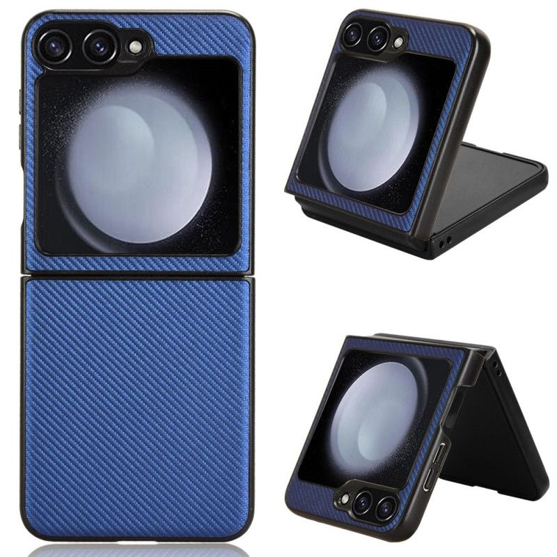 Coque Samsung Galaxy Z Flip 7 FE / Z Flip 6 Texture Fibre Carbone