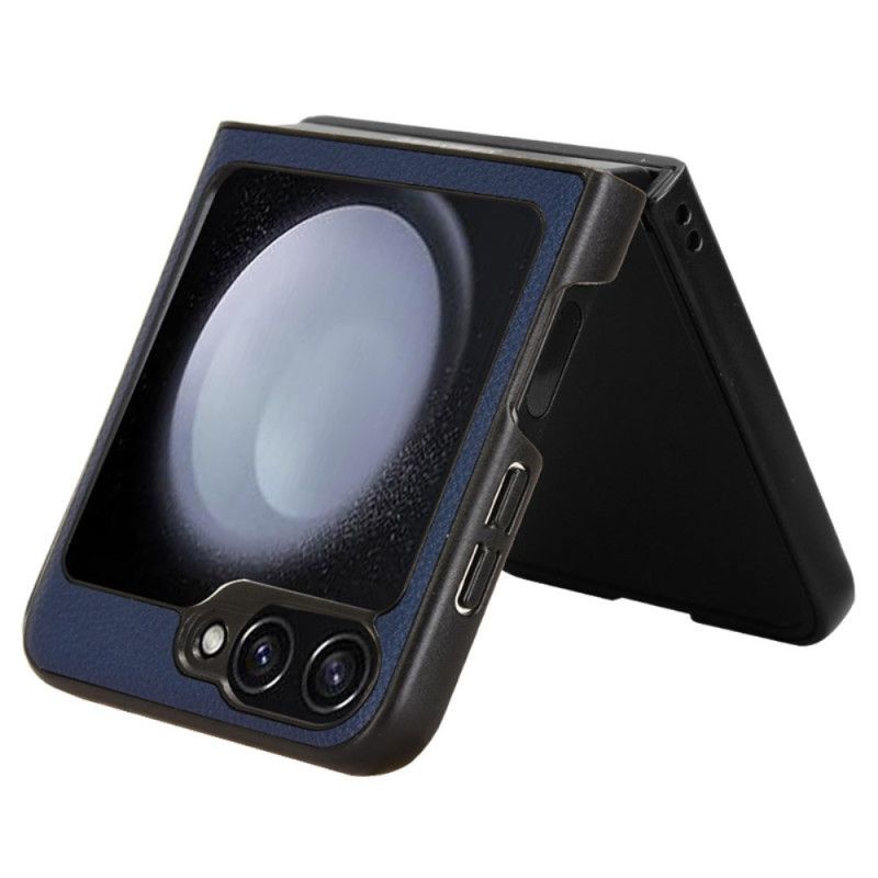 Coque Samsung Galaxy Z Flip 7 FE / Z Flip 6 Texture Litchi Porte-Cartes