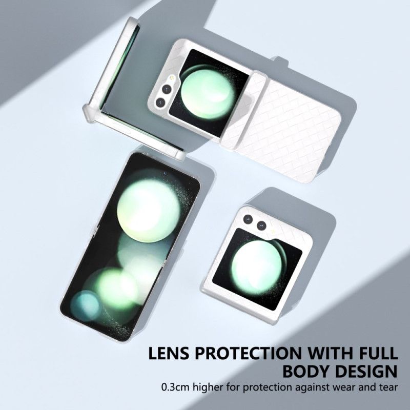 Coque Samsung Galaxy Z Flip 7 FE / Z Flip 6 Texture Tissée