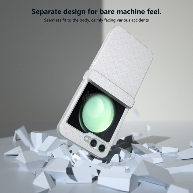 Coque Samsung Galaxy Z Flip 7 FE / Z Flip 6 Texture Tissée