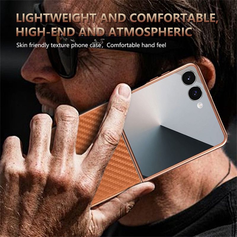 Coque Samsung Galaxy Z Flip 7 Fibre Carbone AZNS