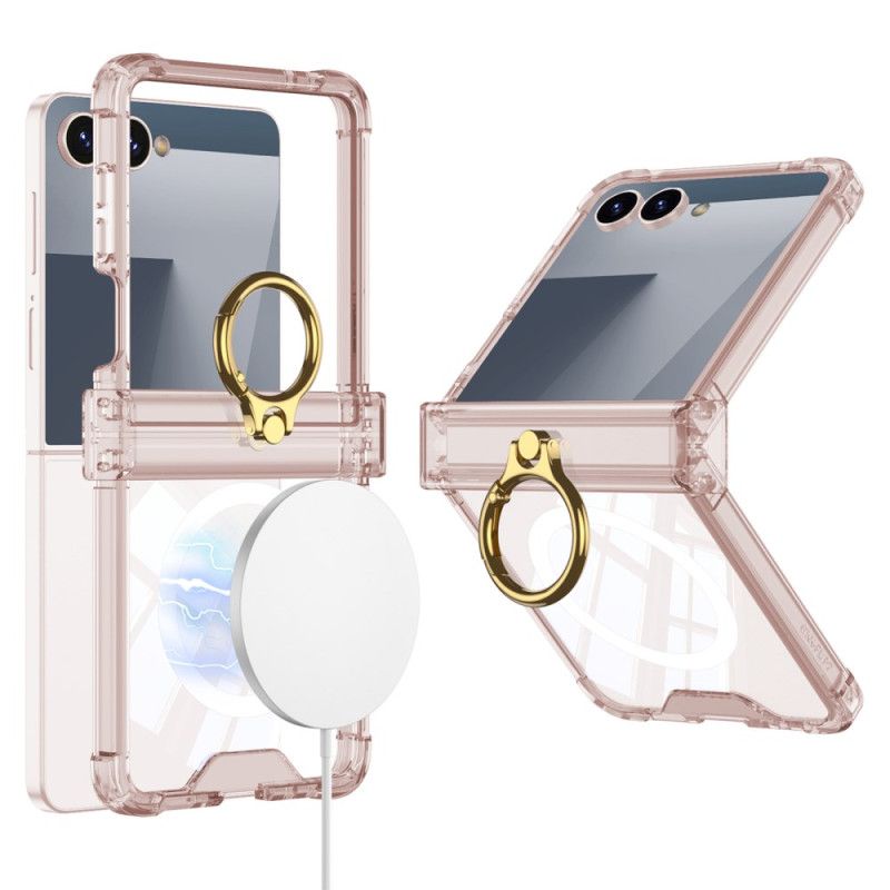 Coque Samsung Galaxy Z Flip 7 Magnétique avec Support-Anneau