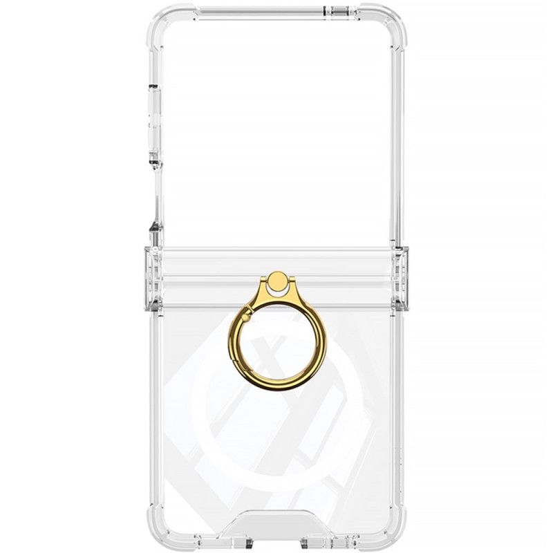 Coque Samsung Galaxy Z Flip 7 Magnétique avec Support-Anneau