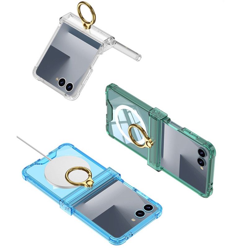 Coque Samsung Galaxy Z Flip 7 Magnétique avec Support-Anneau