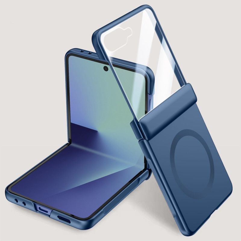 Coque Samsung Galaxy Z Flip 7 Magnétique Effet Métal
