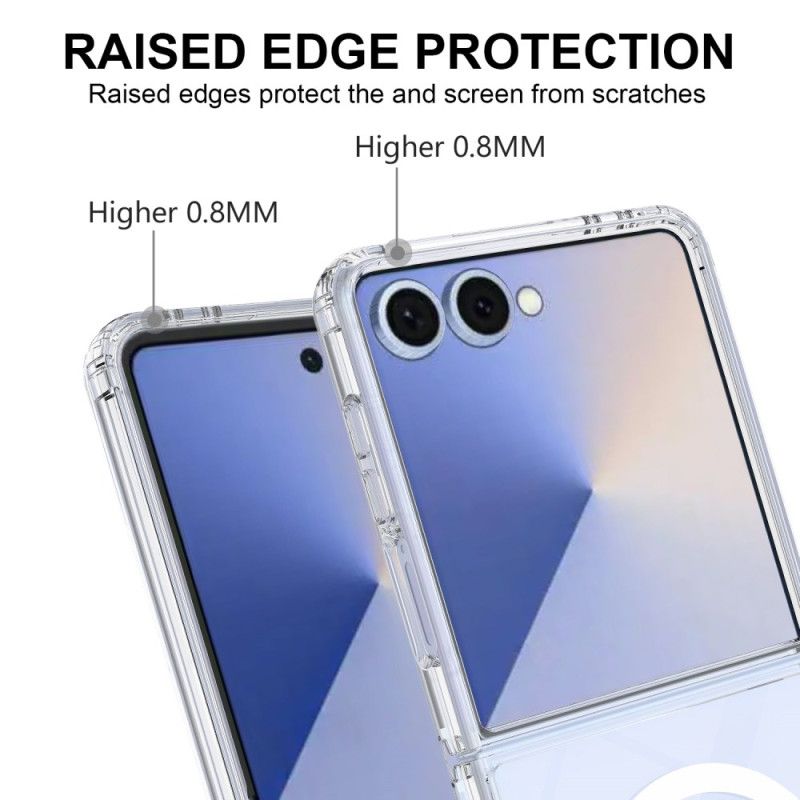 Coque Samsung Galaxy Z Flip 7 Magnétique Transparente