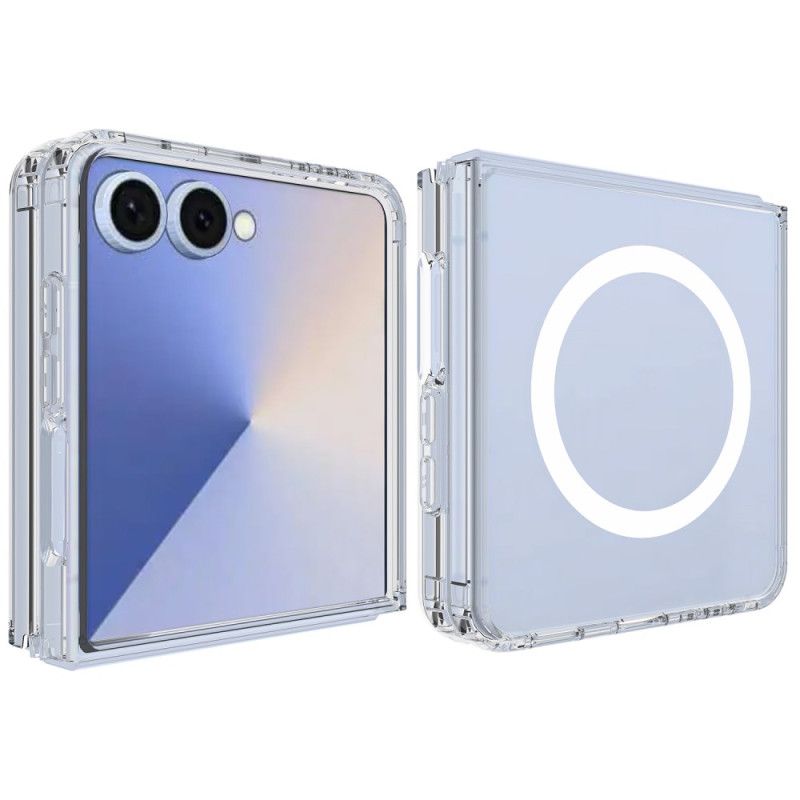 Coque Samsung Galaxy Z Flip 7 Magnétique Transparente