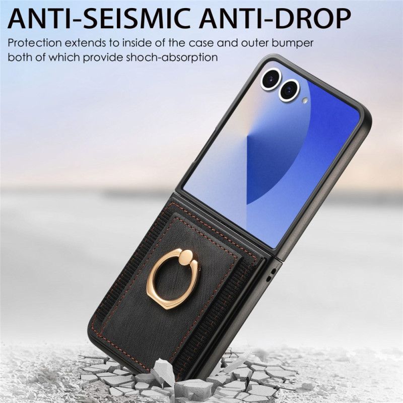 Coque Samsung Galaxy Z Flip 7 Porte-Cartes et Support