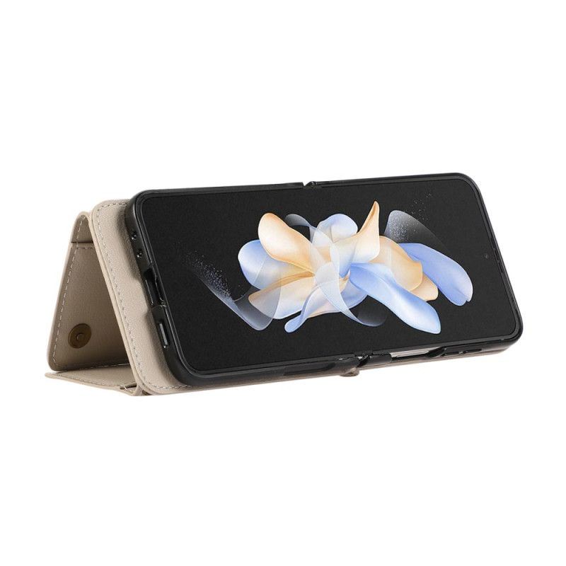 Coque Samsung Galaxy Z Flip 7 Portefeuille et Bandoulière