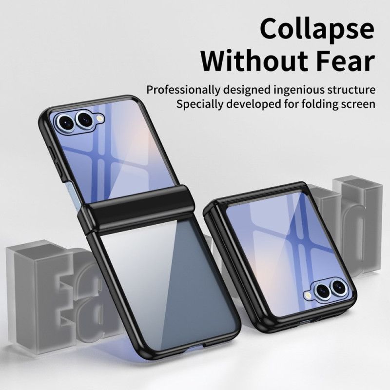 Coque Samsung Galaxy Z Flip 7 Protection de Charnière Effet Métal