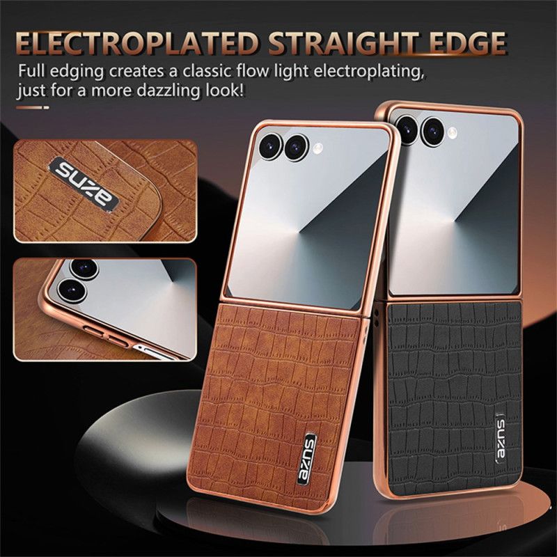 Coque Samsung Galaxy Z Flip 7 Style Crocodile azns