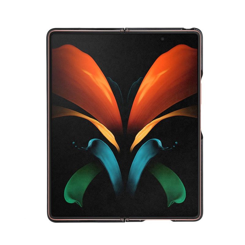 Coque Samsung Galaxy Z Fold 2 Cuir Véritable Croisé