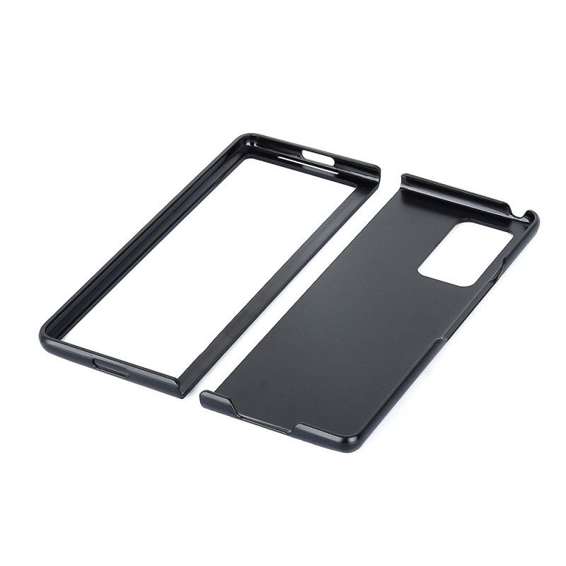 Coque Samsung Galaxy Z Fold 2 Hybride Et Véritable Cuir