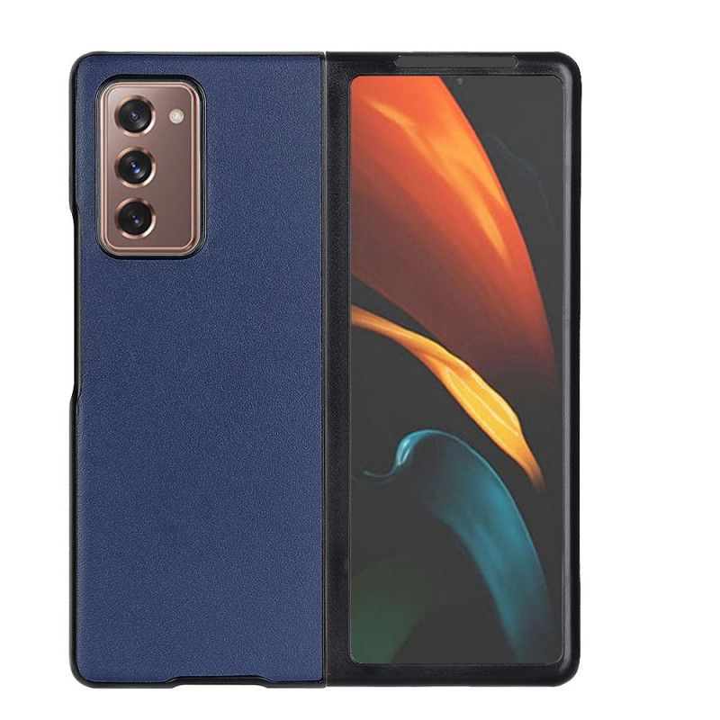 Coque Samsung Galaxy Z Fold 2 Hybride Et Véritable Cuir