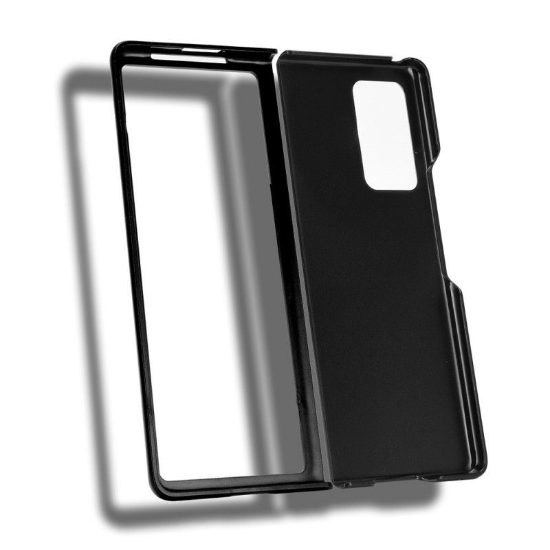 Coque Samsung Galaxy Z Fold 2 Simili Cuir Litchi