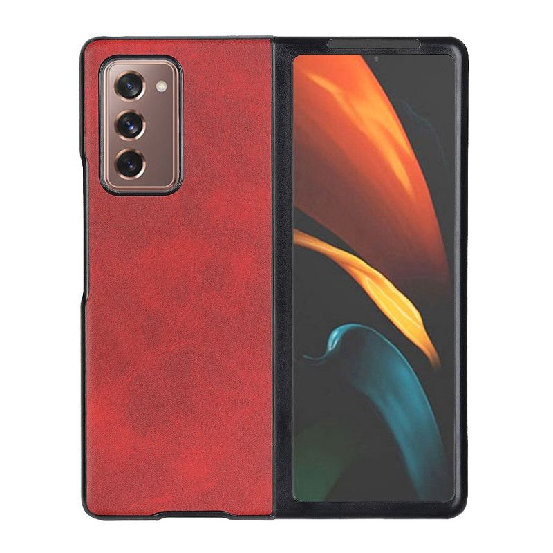 Coque Samsung Galaxy Z Fold 2 Simili Cuir Premium