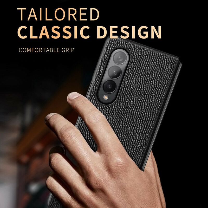 Coque Samsung Galaxy Z Fold 3 5G Cuir Texturé