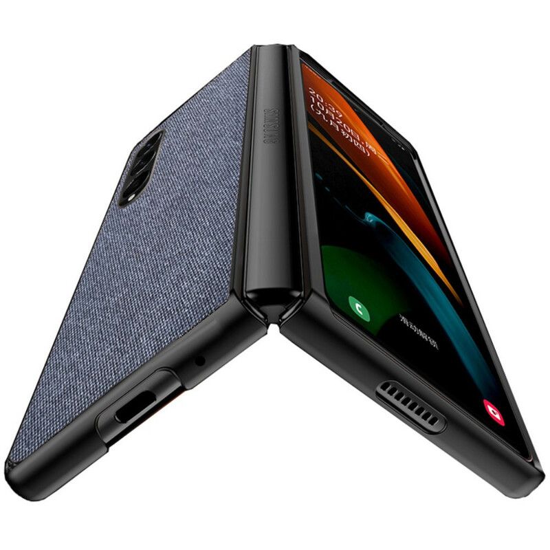 Coque Samsung Galaxy Z Fold 3 5G Effet Cuir Texturé