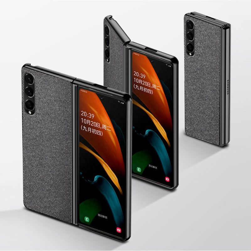 Coque Samsung Galaxy Z Fold 3 5G Effet Cuir Texturé