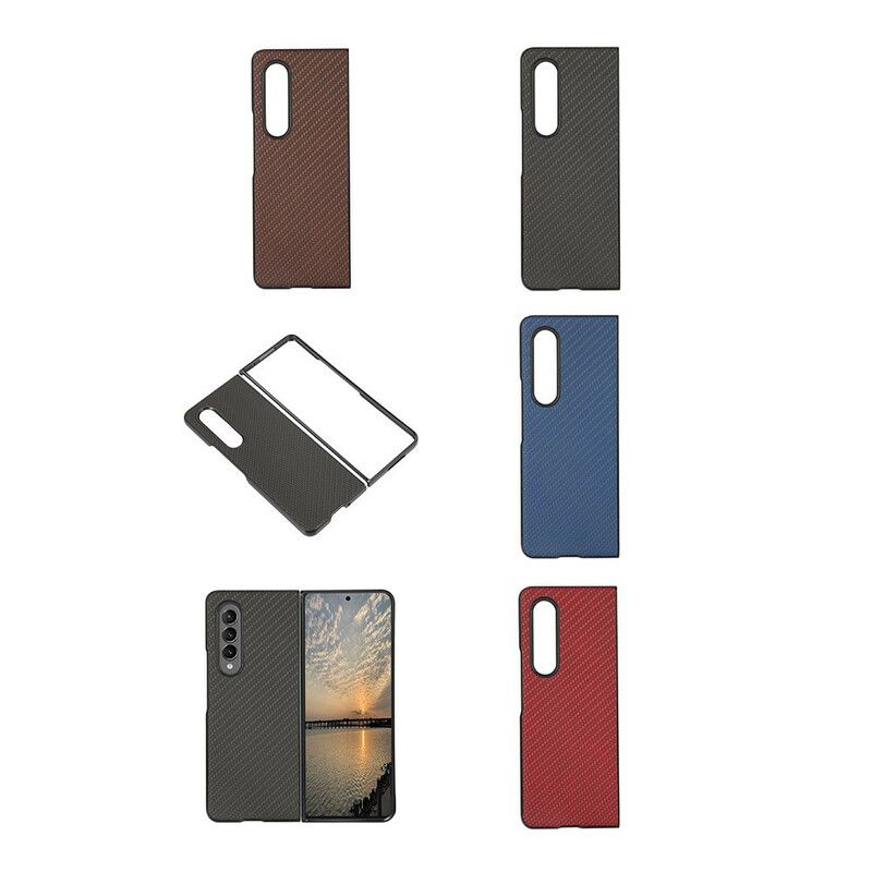 Coque Samsung Galaxy Z Fold 3 5G Fibre Carbone Color