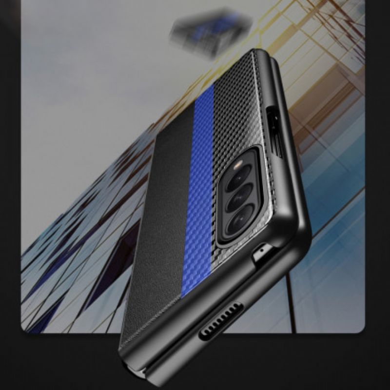 Coque Samsung Galaxy Z Fold 3 5G Fibre Carbone Color Line