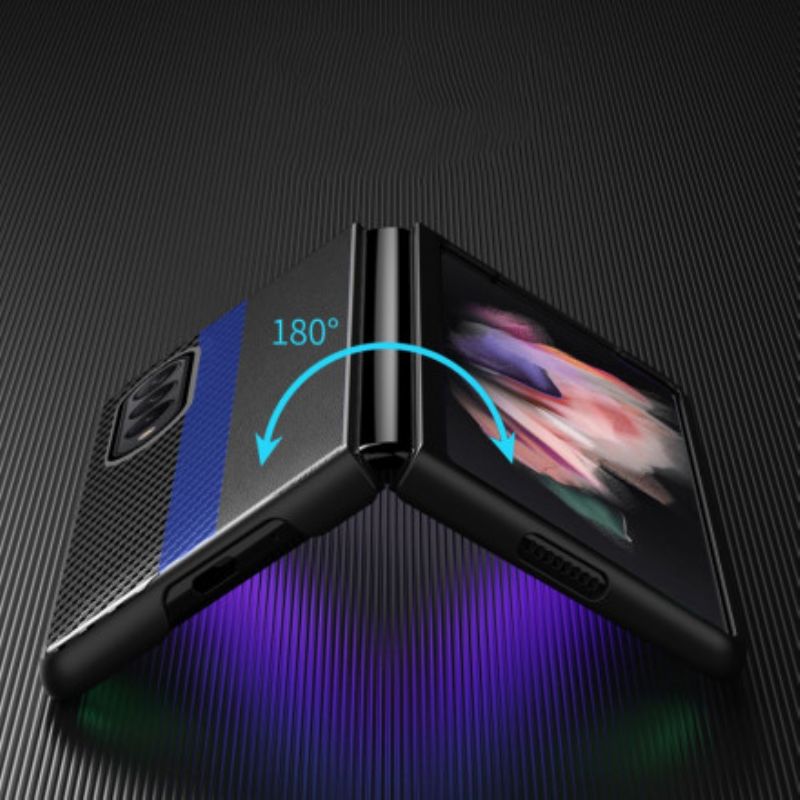 Coque Samsung Galaxy Z Fold 3 5G Fibre Carbone Color Line