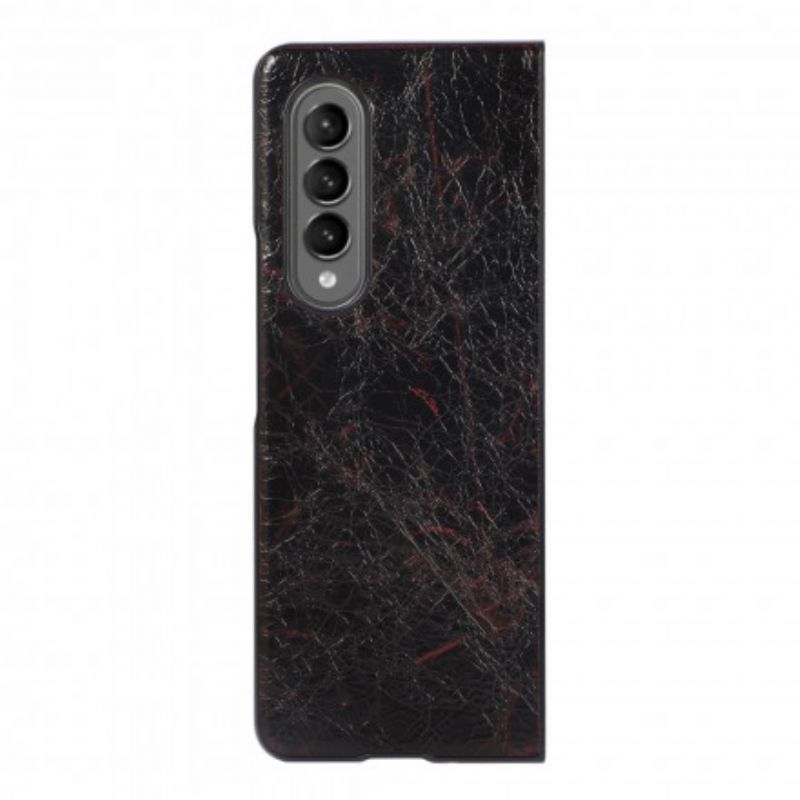 Coque Samsung Galaxy Z Fold 3 5G Simili Cuir Texturé