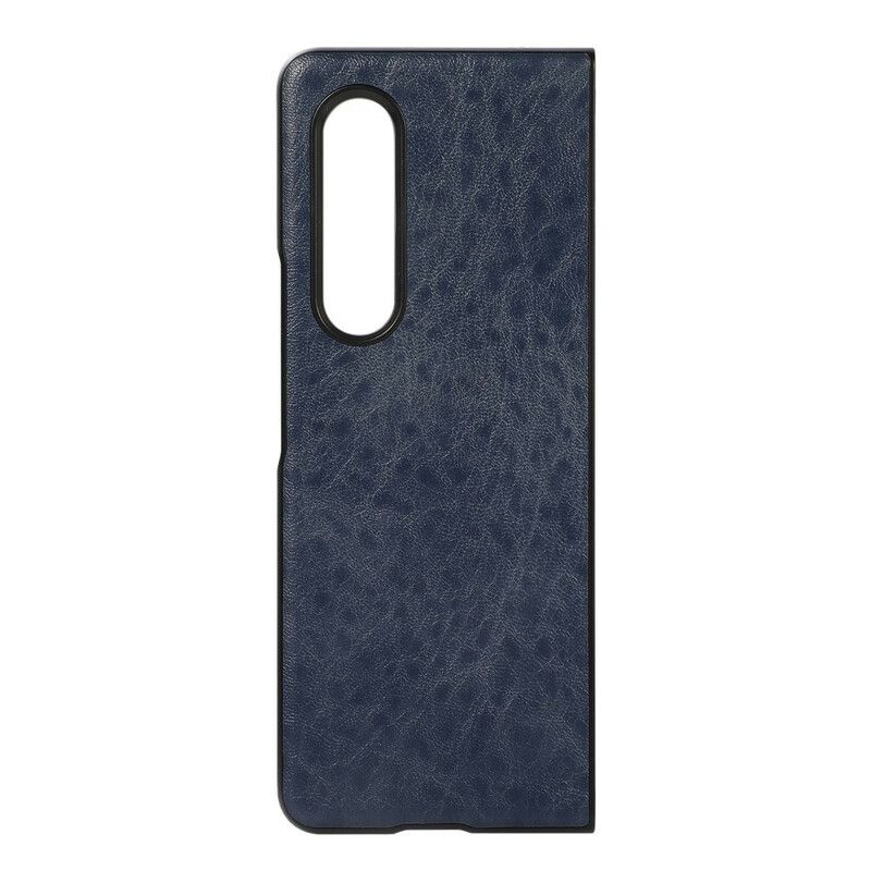 Coque Samsung Galaxy Z Fold 3 5G Simili Cuir Texturé