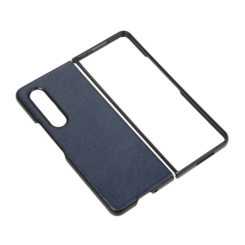 Coque Samsung Galaxy Z Fold 3 5G Simili Cuir Texturé