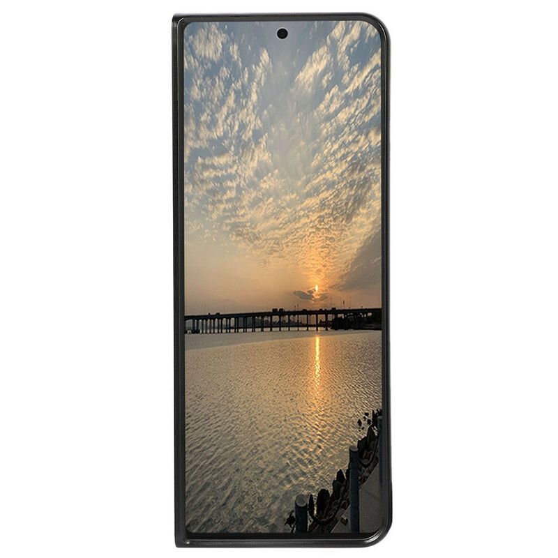 Coque Samsung Galaxy Z Fold 3 5G Véritable Cuir Design