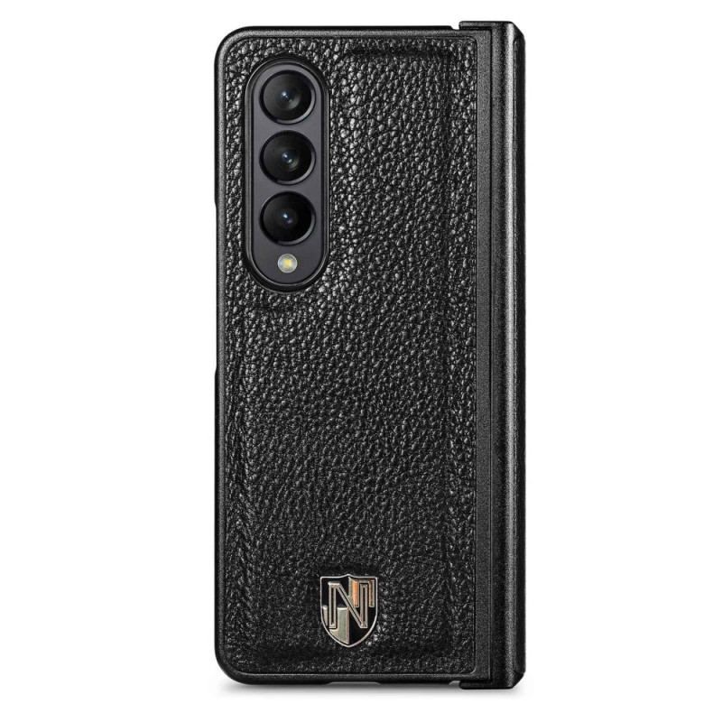 Coque Samsung Galaxy Z Fold 4 CASENEO Cuir Écusson