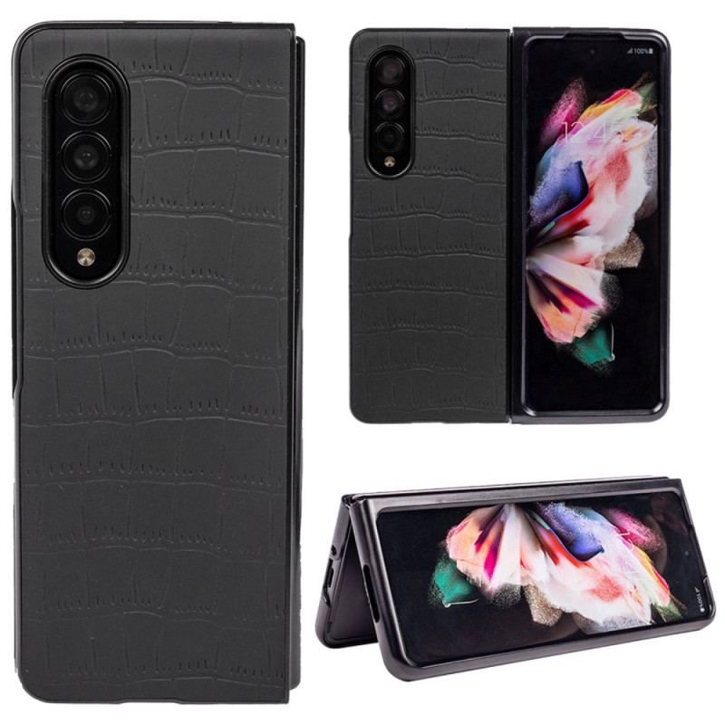 Coque Samsung Galaxy Z Fold 4 Relief Croco