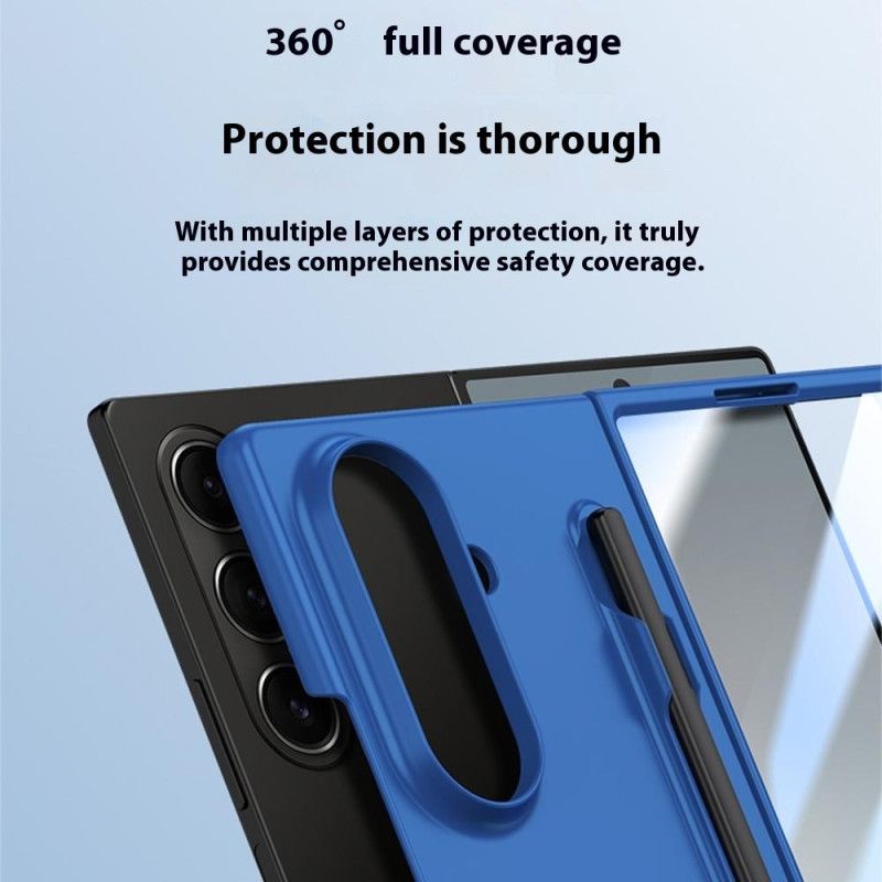 Coque Samsung Galaxy Z Fold 7 5G Protection en Verre Trempé et Porte-Stylet